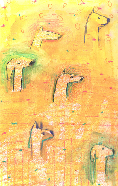 Pet Portrait, whimsy, art, sketch, paint, painting, watercolor, watercolor artist, unique, color, gestural, likeness, portrait, portraiture, pet