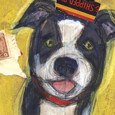 Boxer Dog, Doggy Bag, Pet Portrait, whimsy, family portraits with pets,pet portraits nyc, custom pet portraits etsy, whimsical pet portraits,